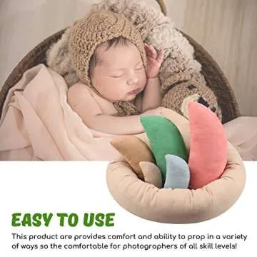 Ultra-Soft Baby Donut Posing Pillows for Newborns