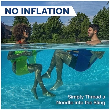 SwimWays Mesh Floating Pool Chair Noodle Slings 4 Pack