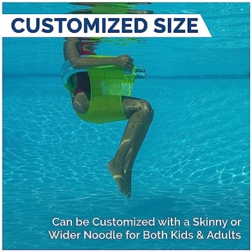 SwimWays Mesh Floating Pool Chair Noodle Slings 4 Pack