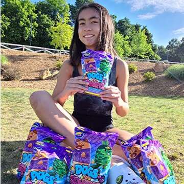 Dogs vs Squirls - Mystery Bag - 1pk - Chonk - Super-Soft & Bean-Filled Plushies! Collect These as Desk Pets, Fidget Toys, or Sensory Toys - Great for Kids, Boys, & Girls!, 6 inches (V2011)