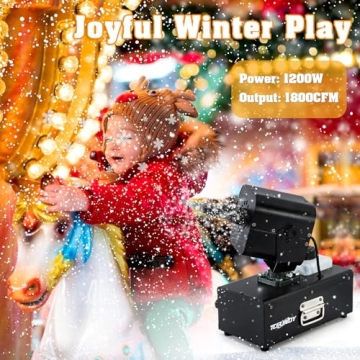 TCFUNDY Snow Machine - Make Realistic Snow Effects