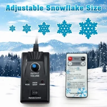 TCFUNDY Snow Machine - Make Realistic Snow Effects