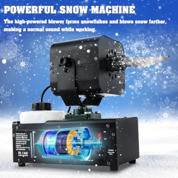 TCFUNDY Snow Machine - Make Realistic Snow Effects