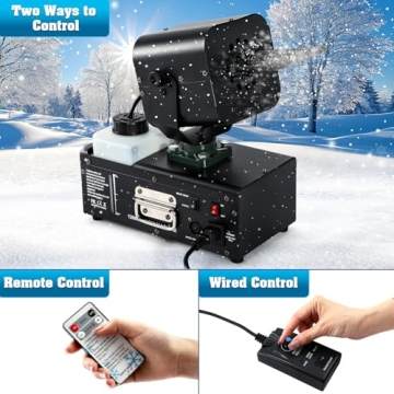 TCFUNDY Snow Machine - Make Realistic Snow Effects