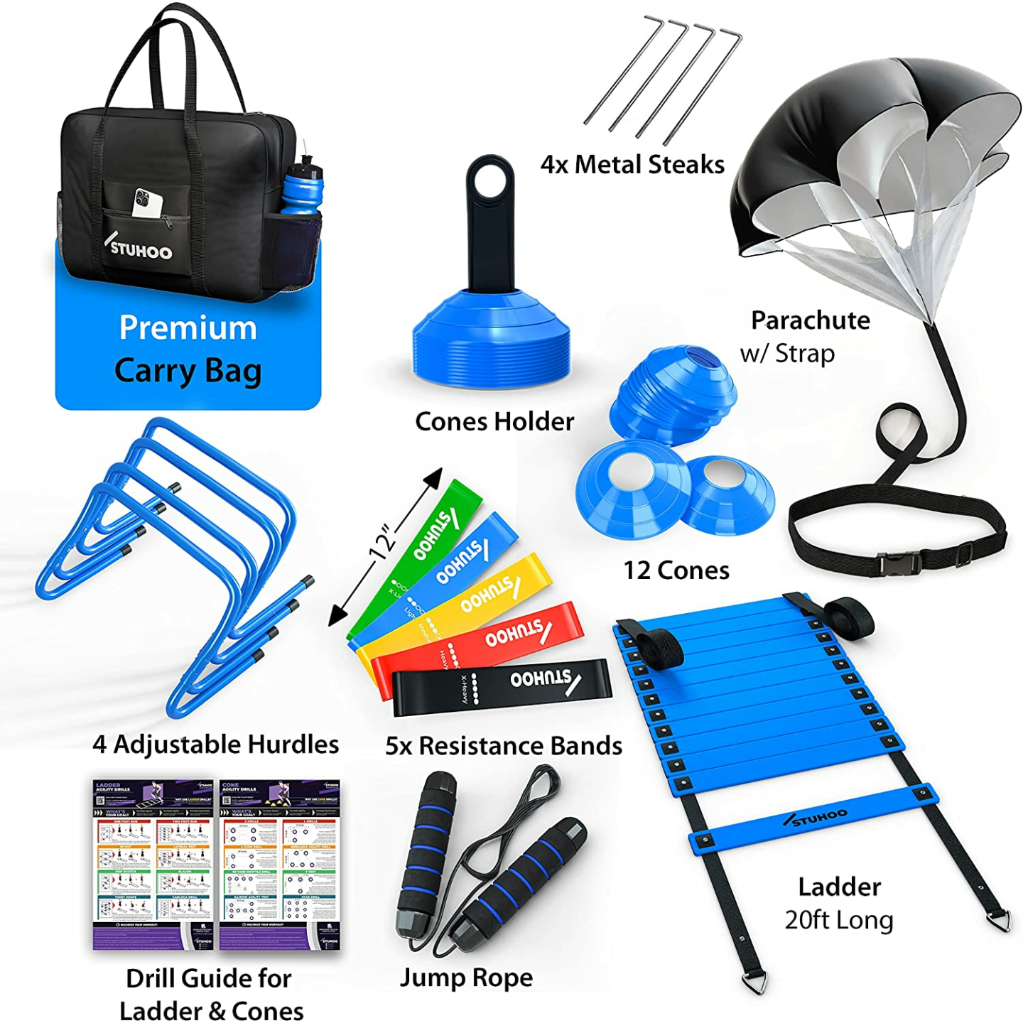 Agility Training Set for Kids Soccer & Football Skills