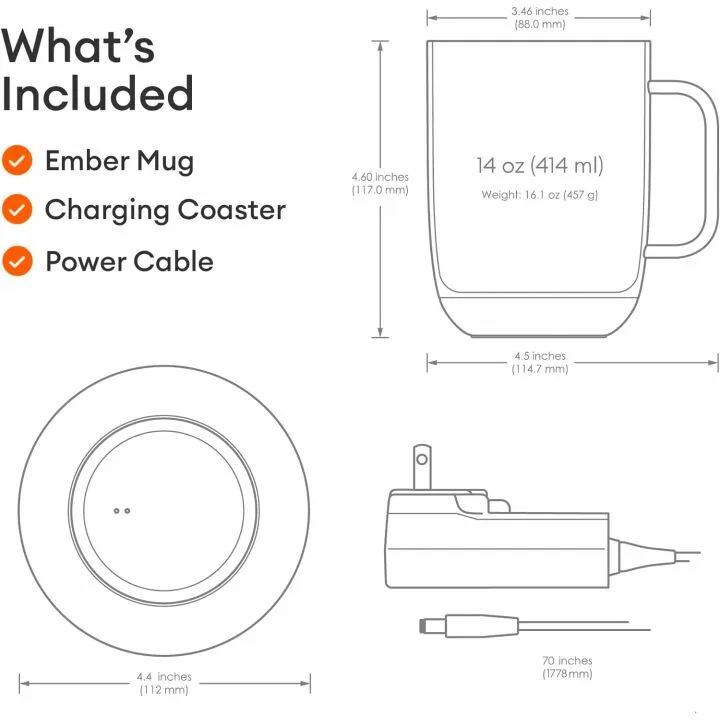 Ember Smart Mug 2 Temperature Control Mug