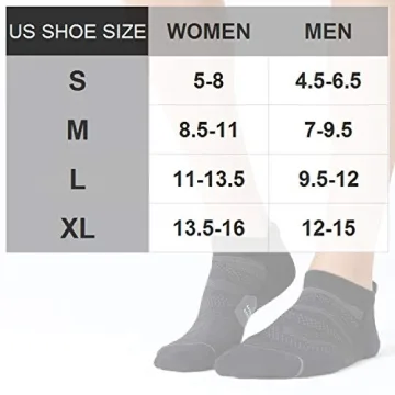 CelerSport Men's Running Ankle Socks - Comfortable & Durable