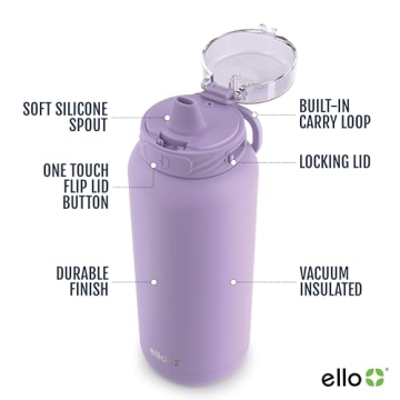 Stay Cool with the Ello 22oz Stainless Steel Water Bottle