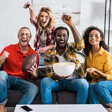 Football Temporary Stickers for Kids - 15 Sheets of Fun