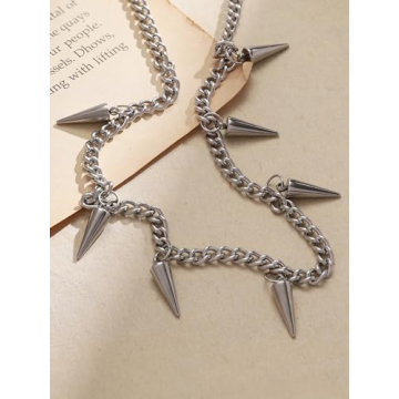 Sicina Spike Choker Necklace - Gothic, Punk, Emo Style