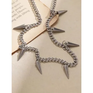 Sicina Spike Choker Necklace - Gothic, Punk, Emo Style
