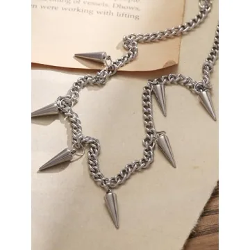 Sicina Spike Choker Necklace - Gothic, Punk, Emo Style