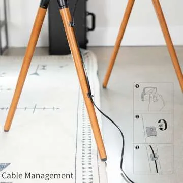 VIVO Easel TV Stand for 49 to 70 inch TVs Stylish Design