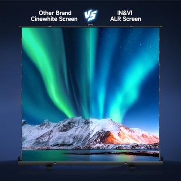 100" Portable ALR Pull Up Projector Screen for All Occasions
