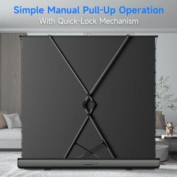 100" Portable ALR Pull Up Projector Screen for All Occasions