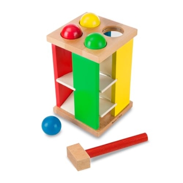Melissa & Doug Deluxe Pound and Roll Tower for Toddlers
