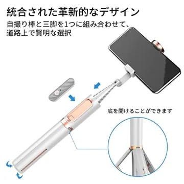 COLOR LIZARD 3-IN-1 Phone Tripod Selfie Stick with Remote