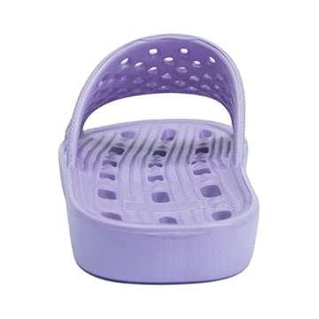 NewDenBer Women's Shower Shoes Lightweight Rubber College Dorm Room Essentials House Bathroom Shower...