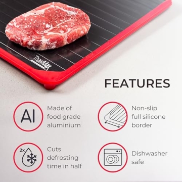 Rapid Defrosting Tray for Quick and Safe Food Thawing