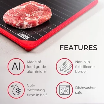 Rapid Defrosting Tray for Quick and Safe Food Thawing