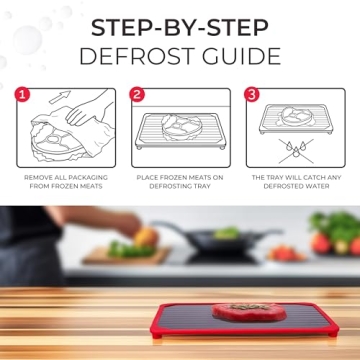 Rapid Defrosting Tray for Quick and Safe Food Thawing