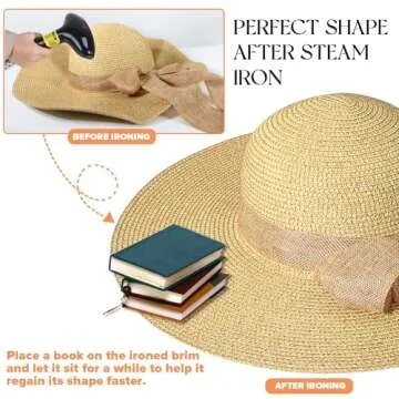 Stylish Beach Hats for Women, Floppy Summer Sun Hats