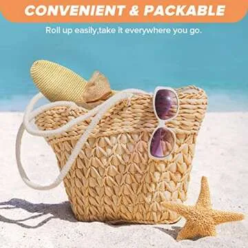 Stylish Beach Hats for Women, Floppy Summer Sun Hats