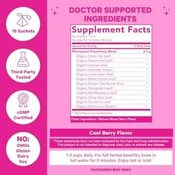 Pink Stork Menopause Relief Tea - Hormone Balance & Comfort