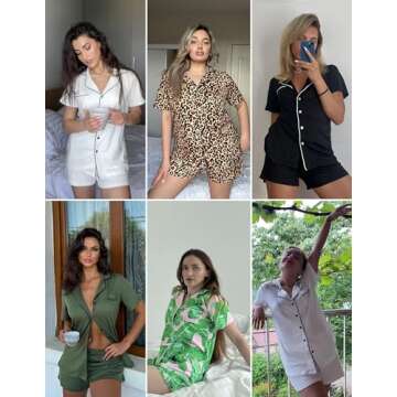 Ekouaer Soft Pajamas Set for Women | Cozy Sleepwear