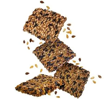 Flackers Toasted Seed Crisps, Black Sesame Seed and Black Pepper, 4.5 ounces
