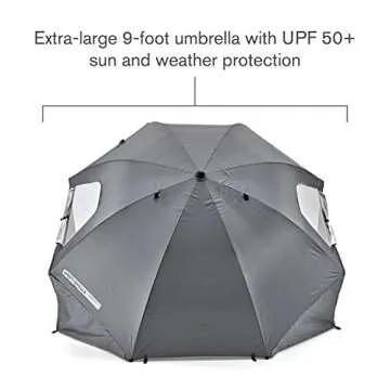 Sport-Brella 9ft UPF 50+ Shelter for Outdoor Sun Protection