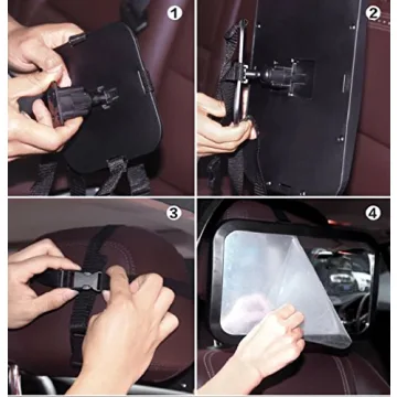 Shynerk Baby Car Mirror for Safety and 360° View