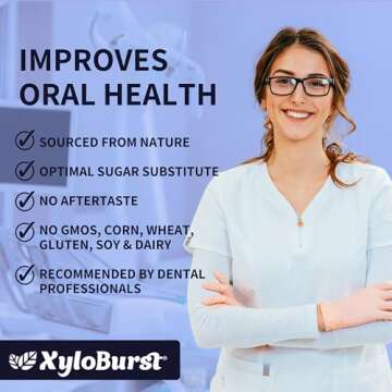 XyloBurst Gum Sugar Free Xylitol Chewing Gum 100 Count