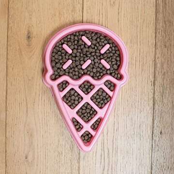 ZippyPaws Happy Bowl - Slow Feeder Dog Bowl - Non-Slip