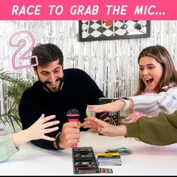 Grab Mic Game Karaoke Fun for 2-10 Players