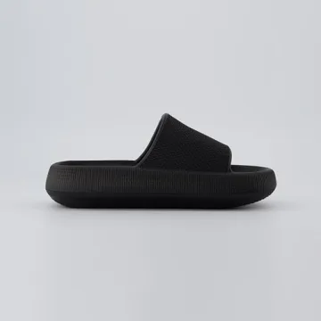 CUSHIONAIRE Cloud Slides - Comfortable Slip-On Sandals for Women