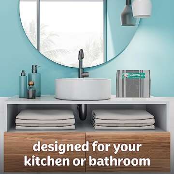 Kleenex Hand Towels - 60 Disposable Paper Towels, Hygienic Use