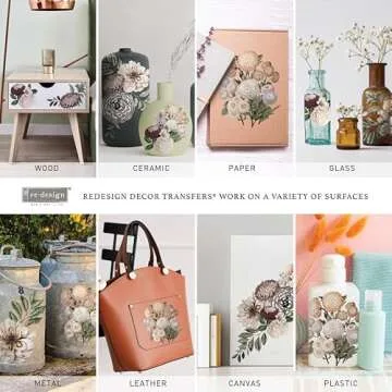 Prima Marketing Inc Redesign Transfer - Parisian Butterflies Furniture Rub on 655350635466 Rub on Transfers for Furniture Home Decor Furniture Transfer Furniture Tattoo Wall Stickers Wall Decal