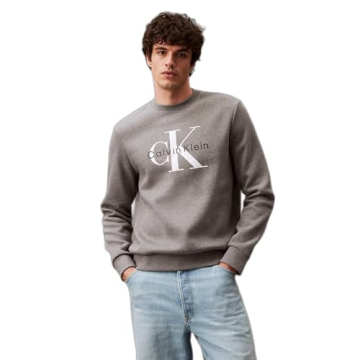 Calvin Klein Monogram Logo Crewneck Sweatshirt - Iconic Style & Comfort