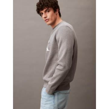 Calvin Klein Monogram Crewneck Sweatshirt for All Styles
