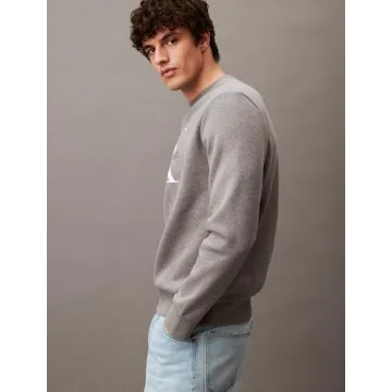 Calvin Klein Monogram Crewneck Sweatshirt for All Styles