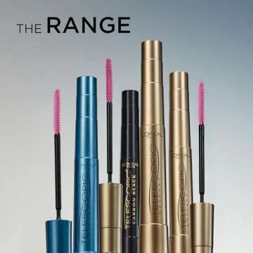 L'Oreal Paris Makeup Telescopic Original Lengthening, Lash Separating Mascara with Dual Precision Brush, Washable, Black, 0.27 Fl Oz., 2 Count