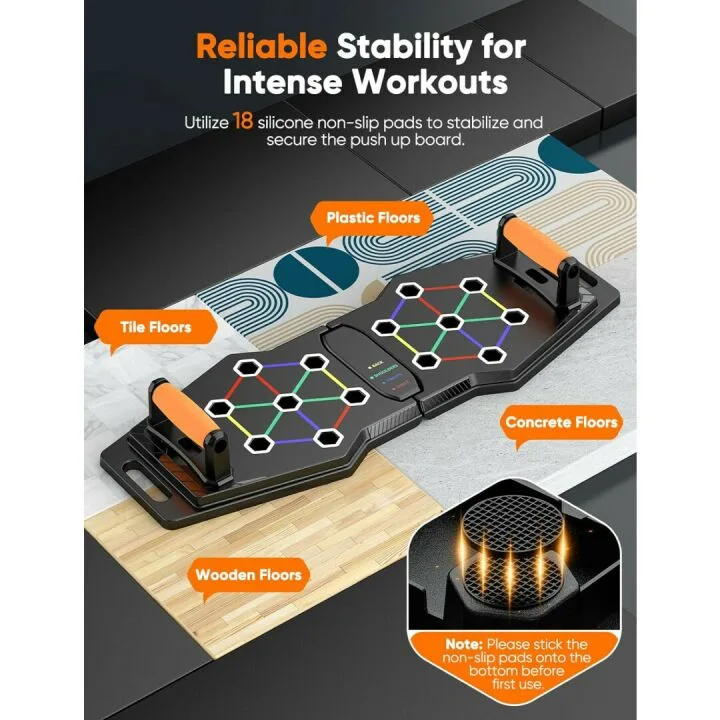 Multifunction Push Up Board for Home Strength Training