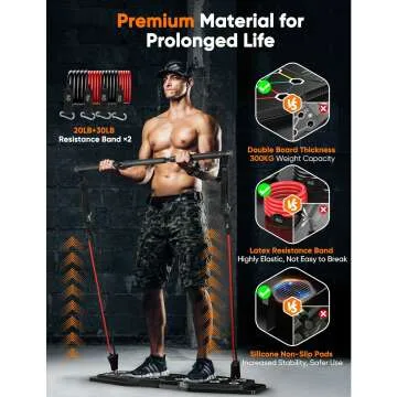 Multifunction Push Up Board for Home Strength Training