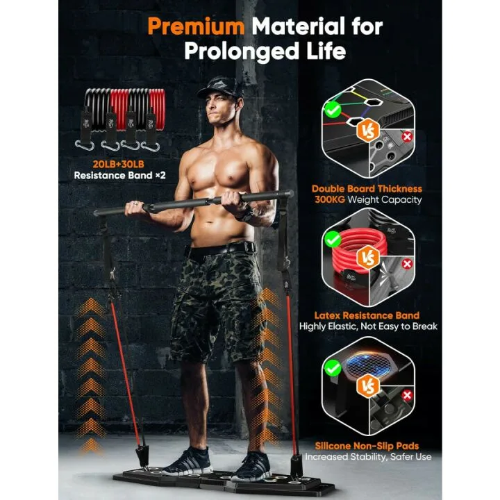 Multifunction Push Up Board for Home Strength Training