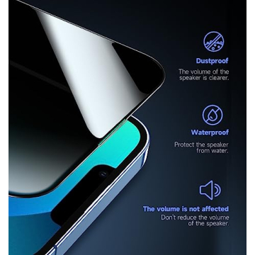 MAGIC JOHN Privacy Glass Screen Protector for iPhone 13/14