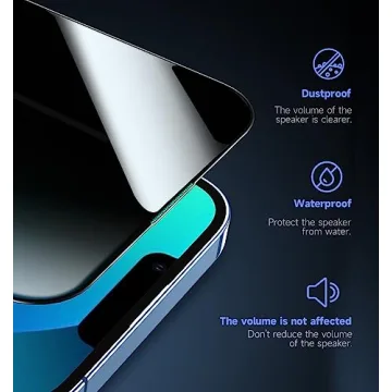 MAGIC JOHN Privacy Glass Screen Protector for iPhone 13/14