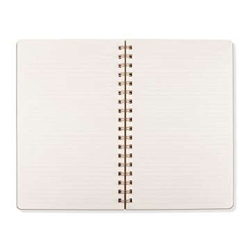 Fringe Studio Hydrangeas Vegan Leather Spiral Journal - 160 Pages