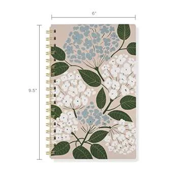 Fringe Studio Hydrangeas 6" Journal - 160 Lined Pages