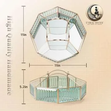 CoralHouse Rotating Makeup Organizer for Stylish Storage